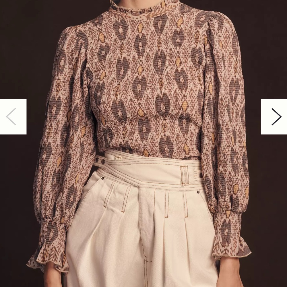 Anton Batik Blouse NWT Size M